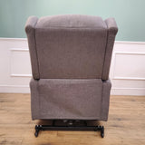 CLEARANCE The Thames - Lateral Back Dual Motor Riser Recliner - Graphite CLEARANCE-2623