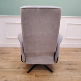 CLEARANCE The Astral Essential - 360 Swivel Dual Motor Riser Recliner - Light Grey CLEARANCE-2642