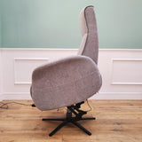 CLEARANCE The Astral Essential - 360 Swivel Dual Motor Riser Recliner - Light Grey CLEARANCE-2642