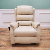 CLEARANCE The Avon - Dual Motor Riser Recliner - Cream CLEARANCE-2709