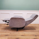 CLEARANCE The Astral Essential - 360 Swivel Dual Motor Riser Recliner - Light Grey CLEARANCE-2736