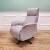 CLEARANCE The Astral Essential - 360 Swivel Dual Motor Riser Recliner - Light Grey CLEARANCE-2746