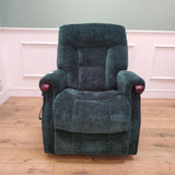 CLEARANCE The Wye - Dual Motor Knuckle Arm Riser Recliner Chair - Hunters Green CLEARANCE-2767