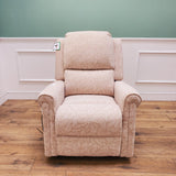 CLEARANCE The Bourne - Dual Motor Riser Recliner - Cream CLEARANCE-2780