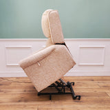CLEARANCE The Bourne - Dual Motor Riser Recliner - Cream CLEARANCE-2780