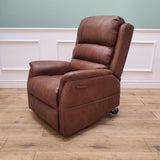 CLEARANCE The Avon - Dual Motor Riser Recliner - Brown CLEARANCE-2806