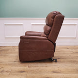 CLEARANCE The Avon - Dual Motor Riser Recliner - Brown CLEARANCE-2806