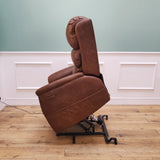 CLEARANCE The Avon - Dual Motor Riser Recliner - Brown CLEARANCE-2806