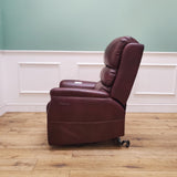 CLEARANCE The Avon - Dual Motor Riser Recliner - Burgundy CLEARANCE-2808