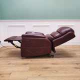 CLEARANCE The Avon - Dual Motor Riser Recliner - Burgundy CLEARANCE-2808