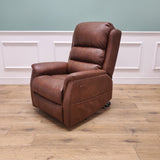 CLEARANCE The Avon - Dual Motor Riser Recliner - Brown CLEARANCE-2826