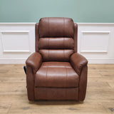 CLEARANCE The Avon - Dual Motor Riser Recliner - Brown CLEARANCE-2826