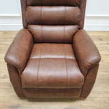 CLEARANCE The Avon - Dual Motor Riser Recliner - Brown CLEARANCE-2826