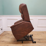 CLEARANCE The Avon - Dual Motor Riser Recliner - Brown CLEARANCE-2826