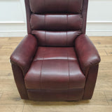 CLEARANCE The Avon - Dual Motor Riser Recliner - Burgundy CLEARANCE-2850