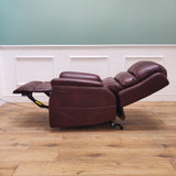 CLEARANCE The Avon - Dual Motor Riser Recliner - Burgundy CLEARANCE-2850