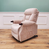 CLEARANCE The Wye - Dual Motor Knuckle Arm Riser Recliner Chair - Stone CLEARANCE-2851