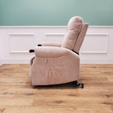 CLEARANCE The Wye - Dual Motor Knuckle Arm Riser Recliner Chair - Stone CLEARANCE-2851