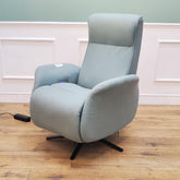 CLEARANCE The Astral - 360 Swivel Dual Motor Riser Recliner with Heat & Massage - Sage CLEARANCE-2882