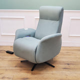 CLEARANCE The Astral - 360 Swivel Dual Motor Riser Recliner with Heat & Massage - Sage CLEARANCE-2882