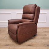 CLEARANCE The Avon - Dual Motor Riser Recliner - Brown CLEARANCE-2883
