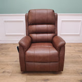 CLEARANCE The Avon - Dual Motor Riser Recliner - Brown CLEARANCE-2883