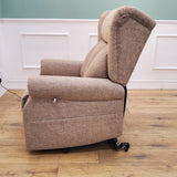 CLEARANCE The Thames - Lateral Back Dual Motor Riser Recliner - Antelope CLEARANCE-2945