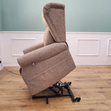 CLEARANCE The Thames - Lateral Back Dual Motor Riser Recliner - Antelope CLEARANCE-2945