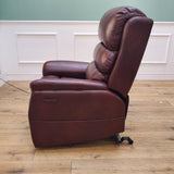 CLEARANCE The Avon - Dual Motor Riser Recliner - Burgundy CLEARANCE-2967