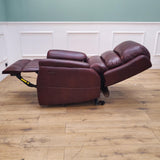 CLEARANCE The Avon - Dual Motor Riser Recliner - Burgundy CLEARANCE-2967