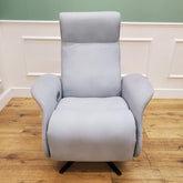 CLEARANCE The Astral - 360 Swivel Dual Motor Riser Recliner with Heat & Massage - Duck Egg CLEARANCE-2973