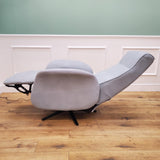 CLEARANCE The Astral - 360 Swivel Dual Motor Riser Recliner with Heat & Massage - Duck Egg CLEARANCE-2973