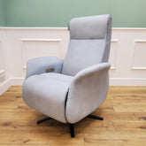 CLEARANCE The Astral - 360 Swivel Dual Motor Riser Recliner with Heat & Massage - Duck Egg CLEARANCE-2974