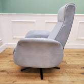 CLEARANCE The Astral - 360 Swivel Dual Motor Riser Recliner with Heat & Massage - Duck Egg CLEARANCE-2974