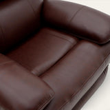 The Cloud Lux - 3 Motor Leather Rise & Recline Chair with Heat and Massage (Burgundy)