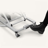 The Hercules II - 12.5kg Electric car boot hoist for folding scooters & electric wheelchairs, foot switch operated.