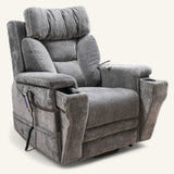 The Ultra Comfort - 5 Motor Riser Recliner & Sleeping Chair - Grey