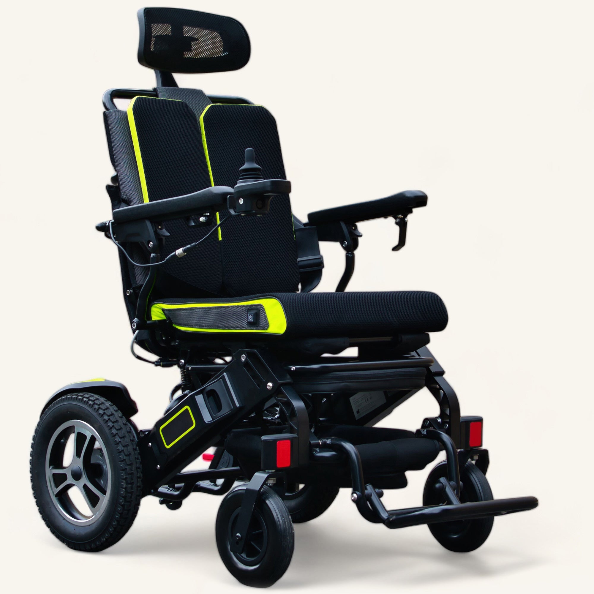 The Ultra Comfort - Heated, Reclining, Folding Powerchair With Footres –  Glebe Mobility