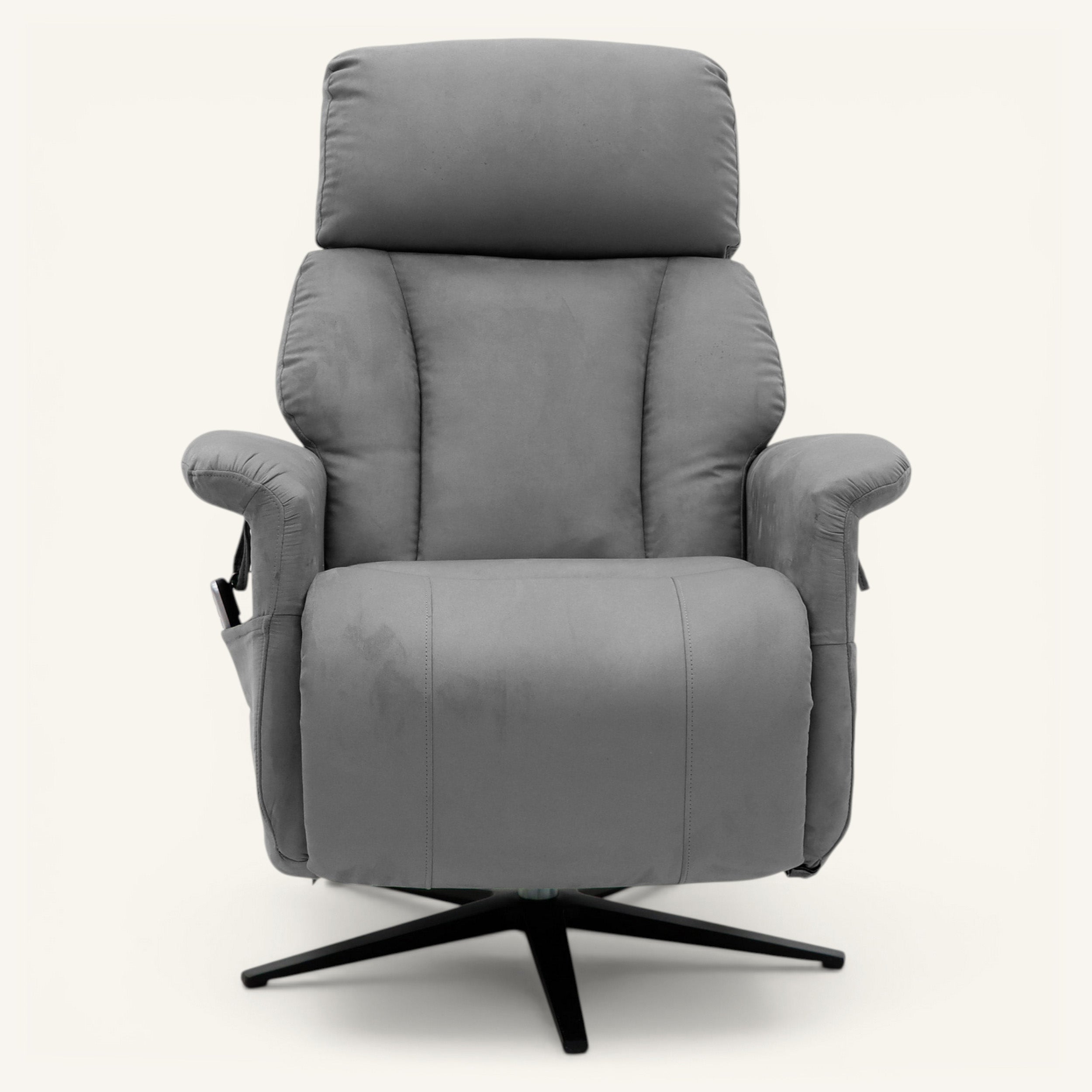 The Astral Lux - Swivel Riser Recliner with Heat & Massage (Grey ...