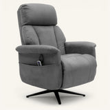 The Astral Lux - Swivel Riser Recliner with Heat & Massage (Grey)