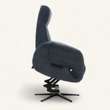 The Astral Essential - 360 Swivel Dual Motor Riser Recliner - Dark Grey