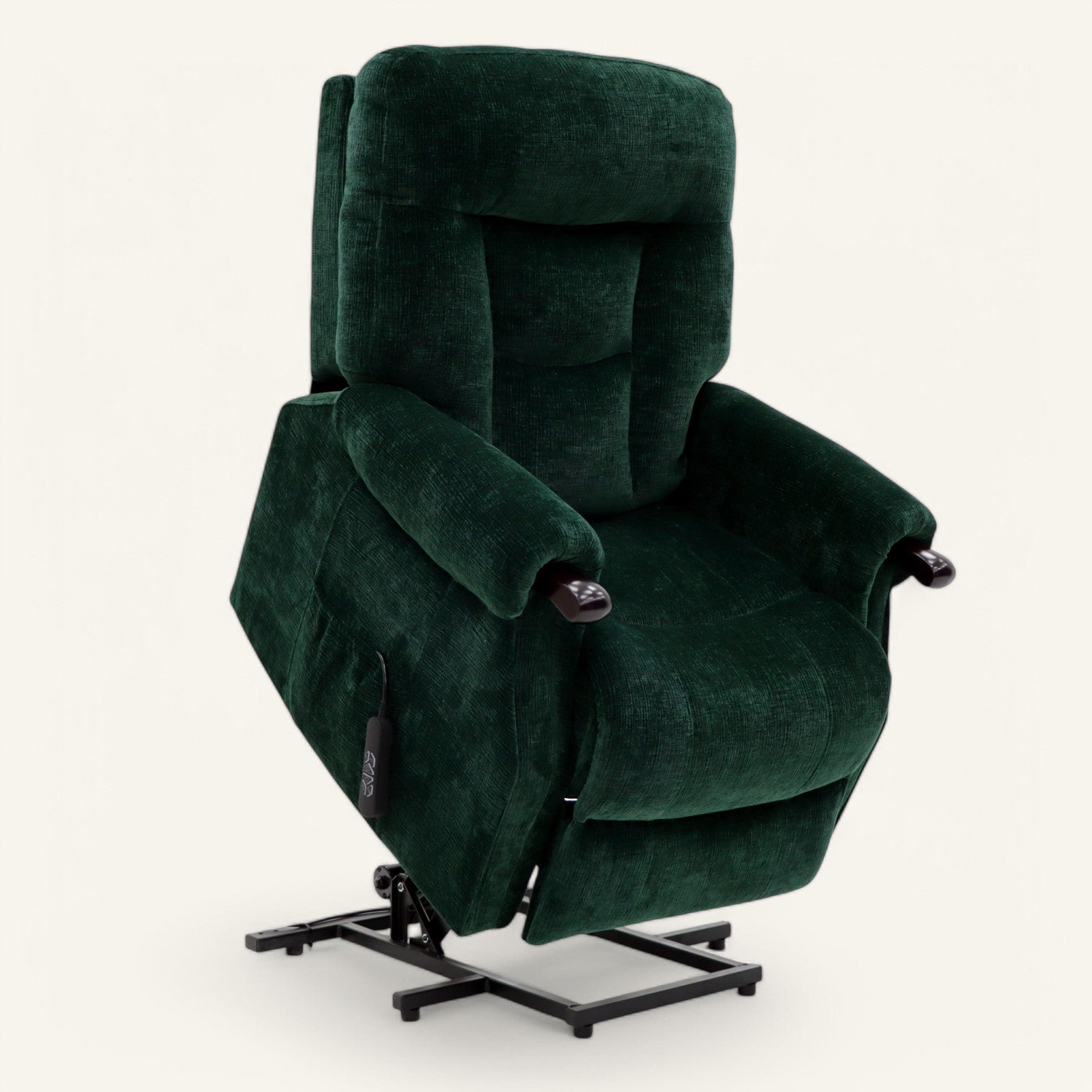 The Wye - Dual Motor Knuckle Arm Riser Recliner Chair - Hunters Green ...