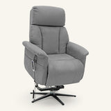 The Astral Lux - Swivel Riser Recliner with Heat & Massage (Grey)
