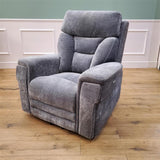 CLEARANCE The Ultra Comfort - 5 Motor Riser Recliner & Sleeping Chair - Grey CLEARANCE 2580