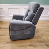 CLEARANCE The Ultra Comfort - 5 Motor Riser Recliner & Sleeping Chair - Grey CLEARANCE 2580