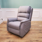 CLEARANCE The Avon - Dual Motor Riser Recliner - Grey - CLEARANCE-2814