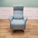 CLEARANCE The Astral - 360 Swivel Dual Motor Riser Recliner with Heat & Massage - Sage- CL-2888