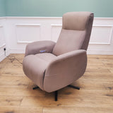 CLEARANCE The Astral - 360 Swivel Dual Motor Riser Recliner with Heat & Massage Grey - CLEARANCE-2911