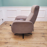 CLEARANCE The Astral - 360 Swivel Dual Motor Riser Recliner with Heat & Massage Grey - CLEARANCE-2911
