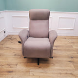 CLEARANCE The Astral - 360 Swivel Dual Motor Riser Recliner with Heat & Massage Grey - CLEARANCE-2911